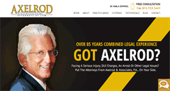 Desktop Screenshot of gotaxelrod.com